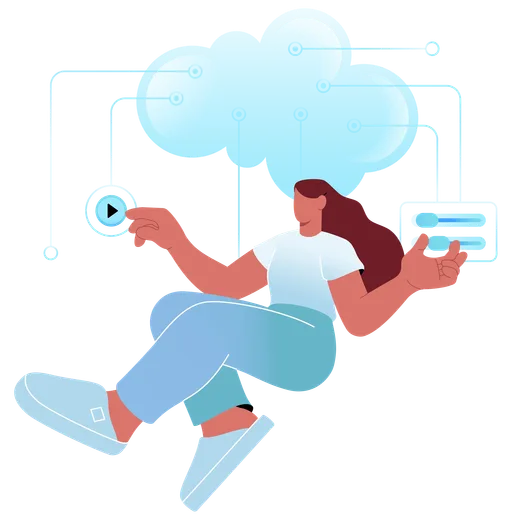 Fractional head of infrastructure illustration — cloud steering and strategic advice for companies